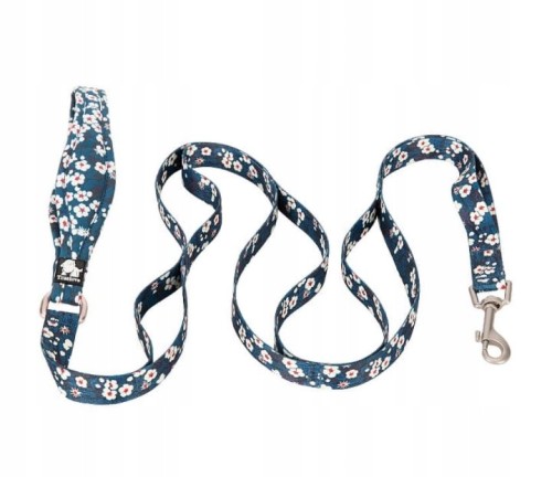 Smycz dla psa Truelove Blossom niebieska
