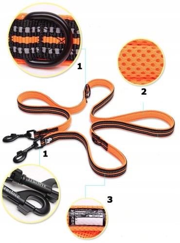 Mocna smycz przepinana Truelove Active Pro