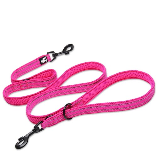 Mocna smycz przepinana Truelove Active Pro różowa