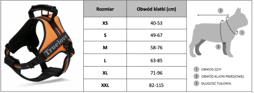 Szelki dla psa TRUELOVE Outdoor