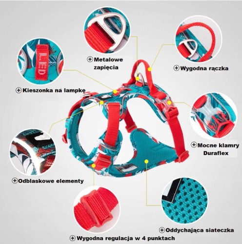 Szelki dla psa Front Line Premium Truelove