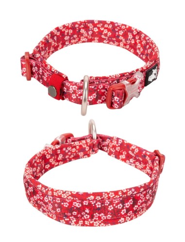 Obroża dla psa Truelove Blossom Czerwona
