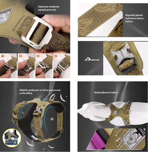 Szelki dla psa Adventure Soft Truelove