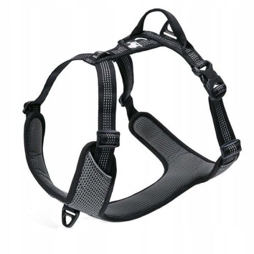 Szelki dla psa Truelove Lumen easy walk Czarne