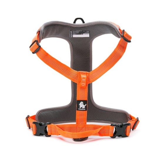 Szelki dla psa Truelove Lumen easy walk Poamarańczowe