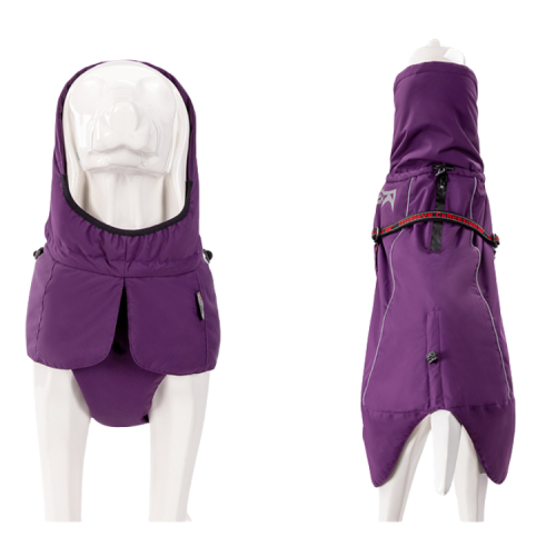 Ocieplana kurtka dla psa Truelove Eco Fioletowa