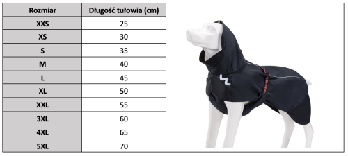 Wodoodporna kurtka, derka dla psa Winhyepet
